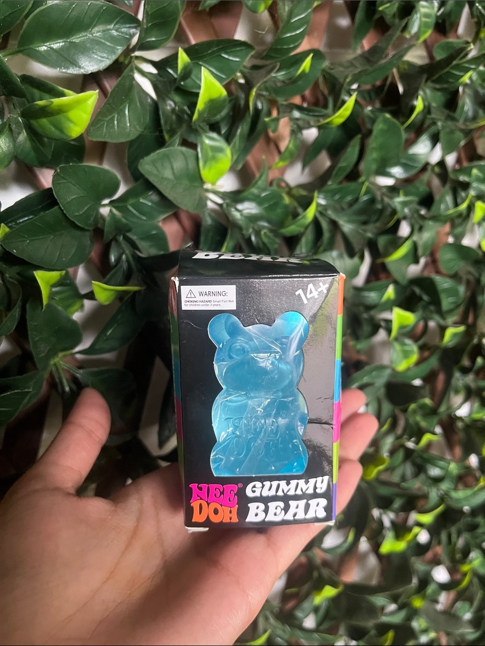 NeeDoh Gummy Bear Figure - Blue